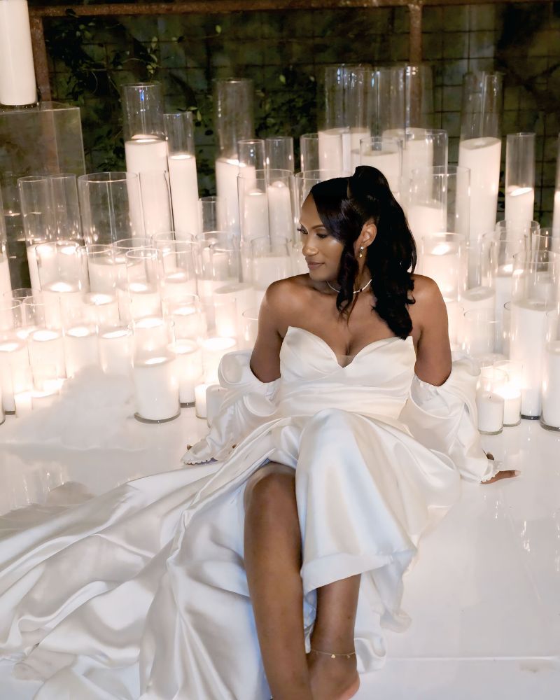 Candle Waves luxury candle setup